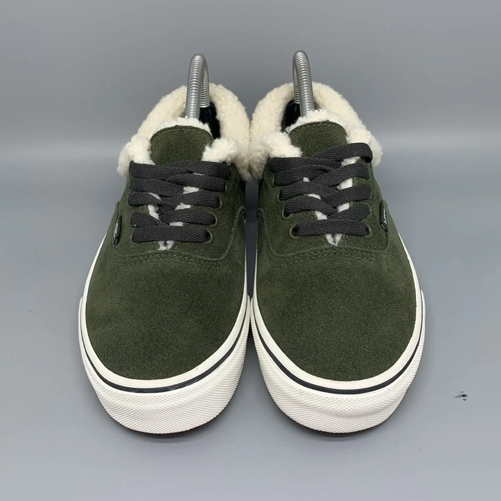 Vans Sherpa Suede Green Skate Shoes‎ 508357 Women’s Sz 8.5 / Men’s 7